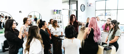 UPCOMING HIBER METHOD COURSES AS STYLISTS, WE KNOW THERE'S NOTHING MORE IMPORTANT THAN EDUCATION! OUR PASSION & GOAL IS TO SHARE OUR KNOWLEDGE WITH STYLISTS WHENEVER AND WHEREVER WE CAN! OUR HANDS-ON COURSE IS FOR THOSE LOOKING TO LEVEL UP THEIR BUSINESS