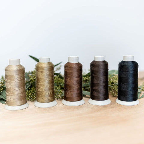 NYLON THREAD Our durable nylon thread is specifically designed and manufactured to be a strong and water-resistant thread. Its purpose is to securely hold all hair types in place, even in situations where water or moisture may be present. This thread is m