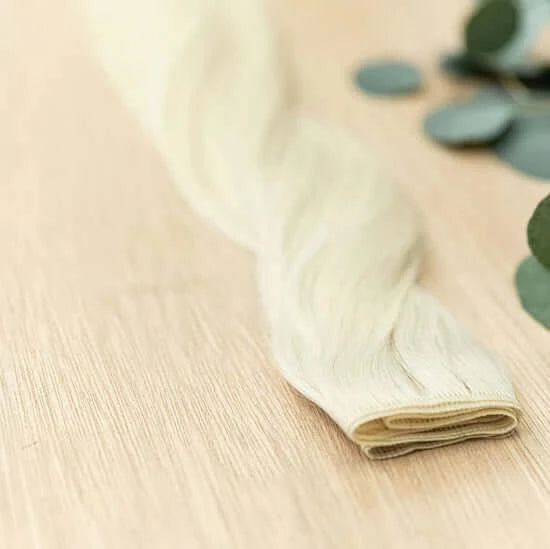 28 INCH CUSTOM HIBER NOW SOLD IN 100 GRAM BUNDLE PACKS WITH 2 WEFTS IN EACH ORDER. CUSTOM ORDERS MAY TAKE 2 WEEKS FOR ORDERING PLUS SHIPPING TO ARRIVE. HIBER WEFTS CAN BE CUSTOM SIZED, CUT, NO RETURN EDGE HAIR AND HAVE A SEAMLESS FINE ROOT BASE. OUR CUSTO