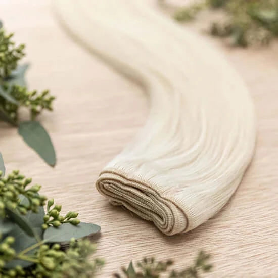 26 INCH CUSTOM MACHINE NOW SOLD IN 100 GRAM BUNDLE PACKS WITH 2 WEFTS IN EACH ORDER. CUSTOM ORDERS MAY TAKE 2 WEEKS FOR ORDERING PLUS SHIPPING TO ARRIVE. MACHINE WEFTS GIVE THE HIGHEST WEFT DENSITY, ALONG WITH THE ABILITY TO BE CUSTOM SIZED, COLORED AND C